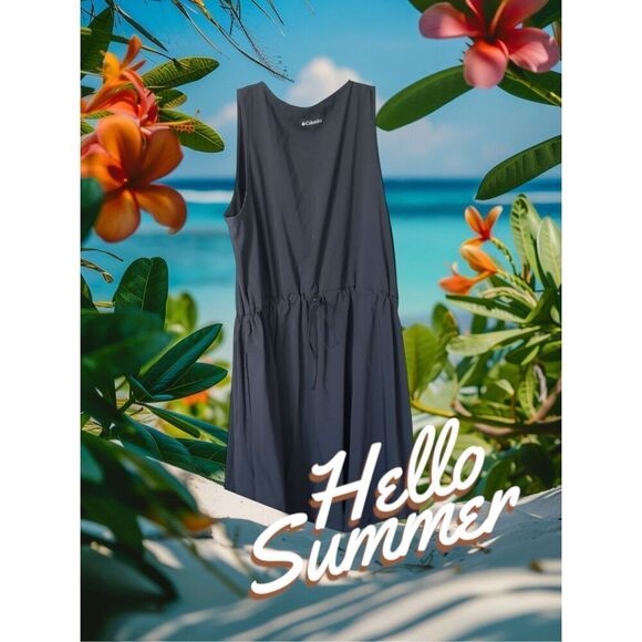 Columbia Blue "On The Go" Dress Size 1 x Omni-Shade UPF 40 sun  $29.00-$99.00 - Picture 2 of 5